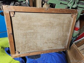 Starý obraz Karlův most, Jan Medek - 2