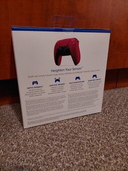 Nový Sony Playstation 5 Gamepad DualSense Cosmic Red - 2
