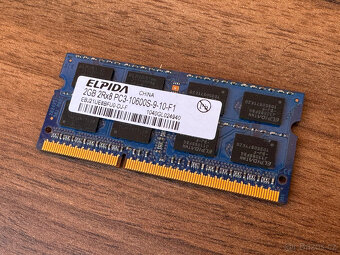 2GB DDR3 1333 MHz RAM do notebooku (PC3-10600S) – Elpida - 2