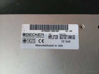 Becker zesilovač+subwoofer+ rádio - 2