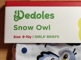 3x dívčí kalhotky DEDOLES 9-10 let SNOW OWLS, PENGUINS - 2