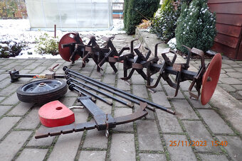 vari - rotavátor 120 cm + vodící kolo + brzd. radlička - 2
