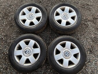 Original letní kola VW Mistral 5x100 7J ET46 215/45 R16 - 2