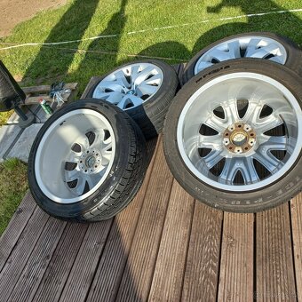 BMW Alu kola 126 Silver vč. pneu (sada) - 2
