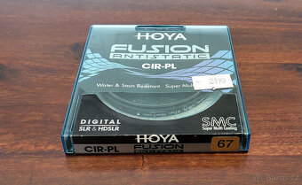 Polarizační filtr HOYA Fusion ANTISTATIC CIR-PL 67 mm - nový - 2