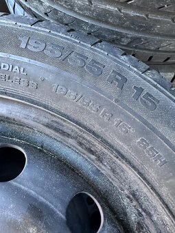 Letní sada kol na Škoda Fabia I, II,III R15 195/55 R15 - 2