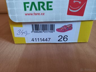 Bačkory FARE vel.26 - 2