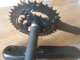nové 2x10 kliky SRAM GXP X5 36-22 s osou 100mm FC-X5-A1 - 2