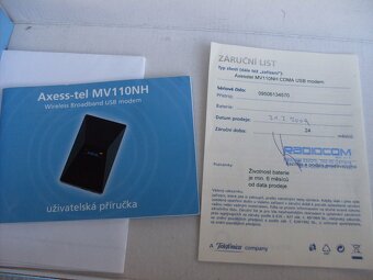 Prodám internetový modém MV 110 NH - 2