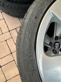 alu 5x100 et46 r17 + letni pneu - 2