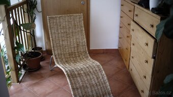 Proutěné křeslo/lehátko - 2