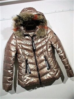 LUXUSNÍ PROŠÍVANÁ BUNDA ♣ CELEBRITY STYL ♣ VEL.XL - 2
