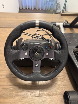 Logitech G920 + pedály + řadící páka + držák - 2
