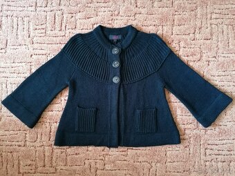 3x dámský svetřík - černý, šedý a fialový - 2