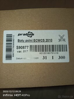 Zimní boty ecwcs. - 2