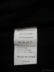 NOVÉ úzké kož. kalhoty - vel. L - 2