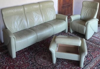 Luxusní moderní kožená souprava 3+1,2706 - 2