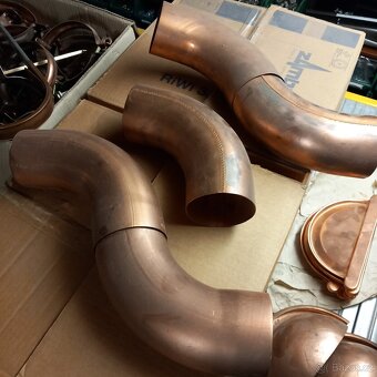 Cu (měděné) příslušenství ke žlabovině - 2