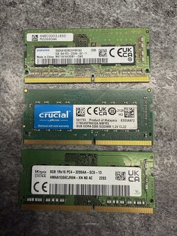 Ramky do notebooku sodimm DDR4 8GB - 2