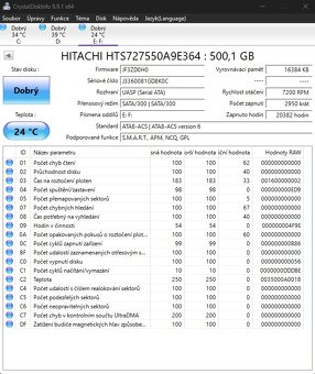 Hitachi 500GB 2,5" HDD - 2