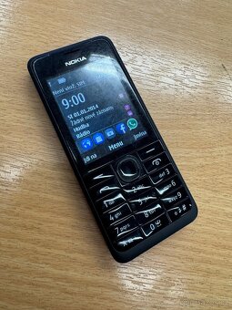 Klasický telefon Nokia 301 + nabíječka - 2