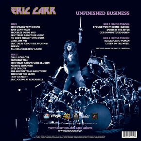 2x LP vinyl = Eric Carr (ex KISS) – Unfinished Business. - 2