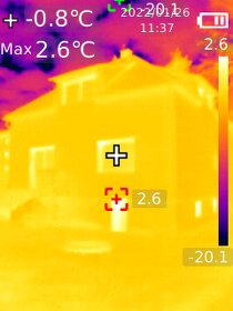 pujcim termokameru, kontrola zatepleni - 2