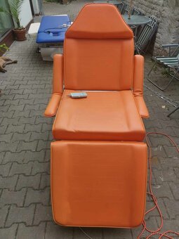 Elektrické kosmeticke/masážní lehátko AKCE oranžové - 2