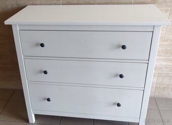 IKEA HEMNES Komoda se 3 zásuvkami, bílá - 2