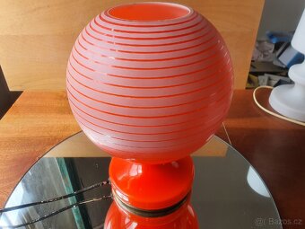 Staré vintage stolní lampy. Sklo, Porcelán - 2
