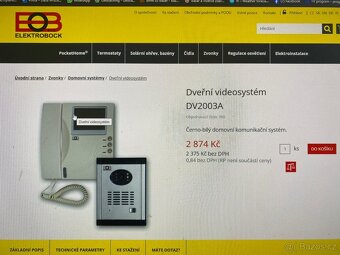 Dveřní videosystém - 2