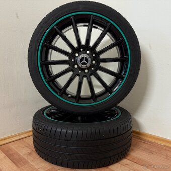 MERCEDES CLA AMG 5x112 R18 ET52+LETNÍ 225/40R18 6mm - 2