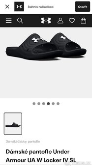 Under Armour dámské nazouváky - pantofle vel. 38 - 2