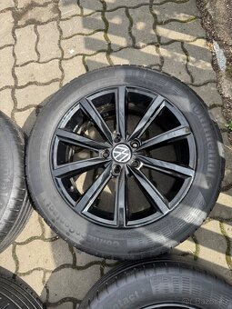 ORIGINÁL Alu Volkswagen London R17, 5x112 - TOP, LETNÍ PNEU - 2