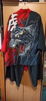 Tiger Kimono Black and Reď XL - 2