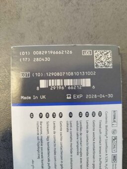 Čočky Biofinity -3,25 D, 8 ks - 2