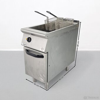 Elektrická fritéza Krefft, 2xkoš - 2