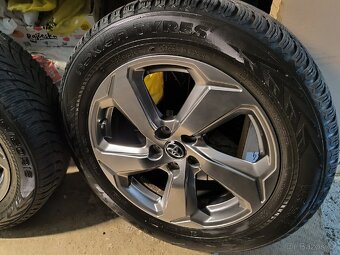ALU kola Toyota RAV4 5x114,3 R18, Originál, zim pneu6mm+TPMS - 2