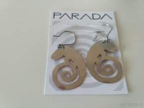 NOVÉ originální naušnice chameleon Paráda - 2