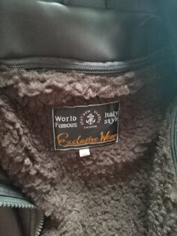 Panská kožená bunda vel. XXL NOVÁ - 2
