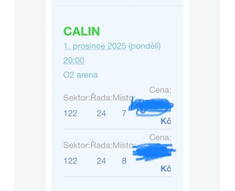 Calin 1.12. O2 arena - 2