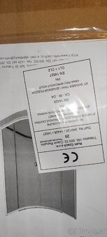 čtvrtkruhový sprchovy koutu s vaničkou GITA 90-nerozbaleny - 2