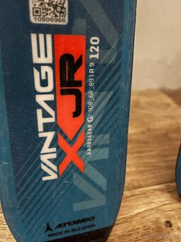 Lyže dětský set vel. 120, lyže, lyžáky 225. - 2