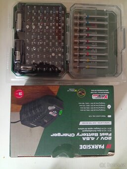 Parkside nabíječka+bity NOVÉ - 2