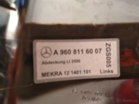 Mercedes Actross levý chrom kryt kamery - 2