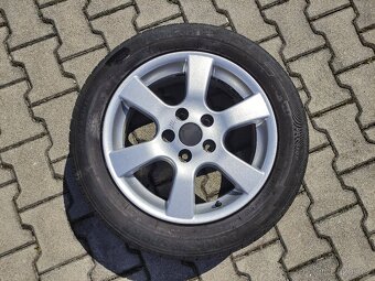 ALU LITÁ KOLA OCTAVIA II 16" ,pneu 205/55/16, 6-7mm - 2