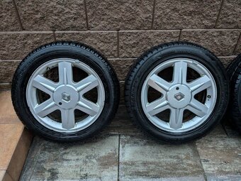 ALU disky Renault 5x108 zimní pneu Dunlop/Barum 205/55R16 - 2