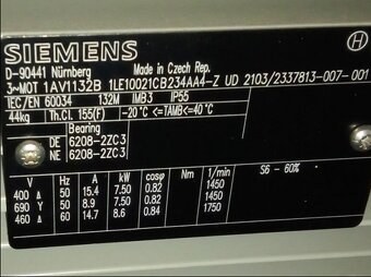 Elektromotor siemens Č3 - 2