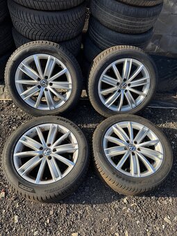 18" Originální ALU kola VW - nové celoroční pneu - 2