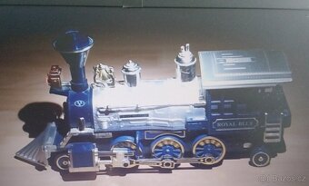 Jezdící,bater. model lokomotivy-Great Western,Royal -32 cm - 2